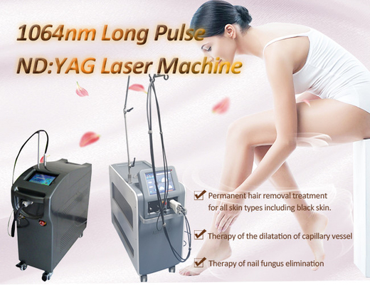 Laser d'impulsion de ND Yag de la machine 755nm de laser d'Alexandrite d'épilation long