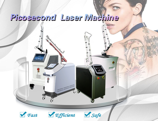 ND à commutation de Q Yag de retrait de tatouage de machine de laser de picoseconde de 755nm 450ps
