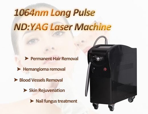 machine de rajeunissement de peau de ND Yag d'impulsion d'épilation de laser de diode d'Alexandrite de 10Hz 1064nm longue
