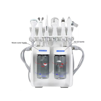 Machine de nettoyage du visage 6 en 1 oxygène H2O2 petite bulle machine de nettoyage du visage