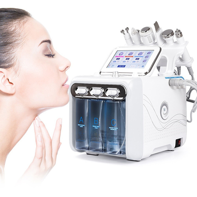 Machine faciale 6 de beauté de bulle micro de l'oxygène dans 1 machine de nettoyage de peau multifonctionnelle d'hydre