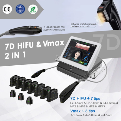 25mm HIFU amincissant la remontée du visage portative d'ultrason de la machine 3d Hifu