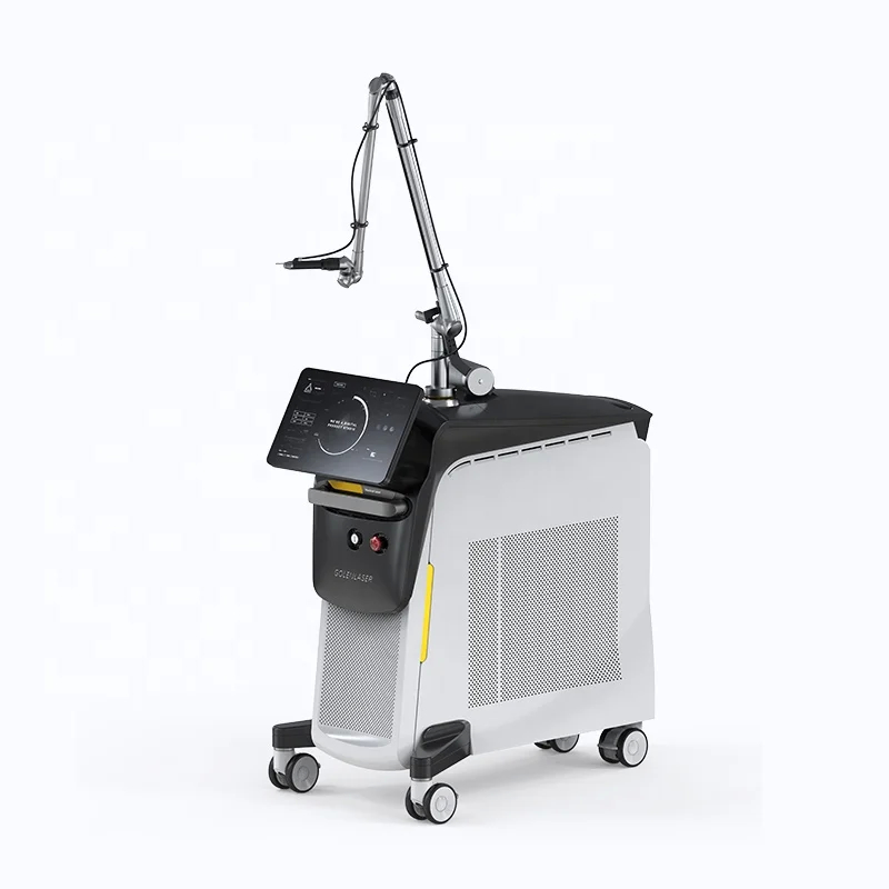 Machine à éliminer les tatouages au laser par picoseconde à diode réglable de 655 nm, avec une puissance allant jusqu'à 2000 J/cm2